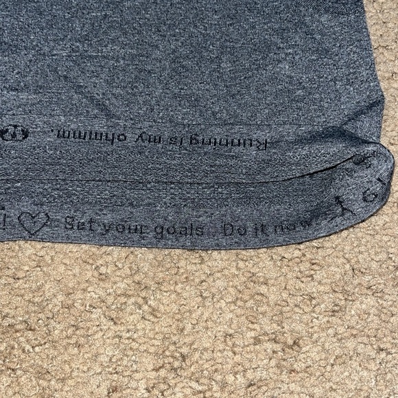 Lululemon Swiftly Tech Long Sleeve Thumbholes Dark Classic Sport Grey 6 - Picture 9 of 9